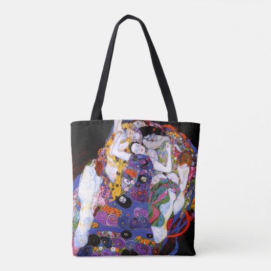 De Maagd van Gustav Klimt Fine Art Tote Bag (Achterkant)