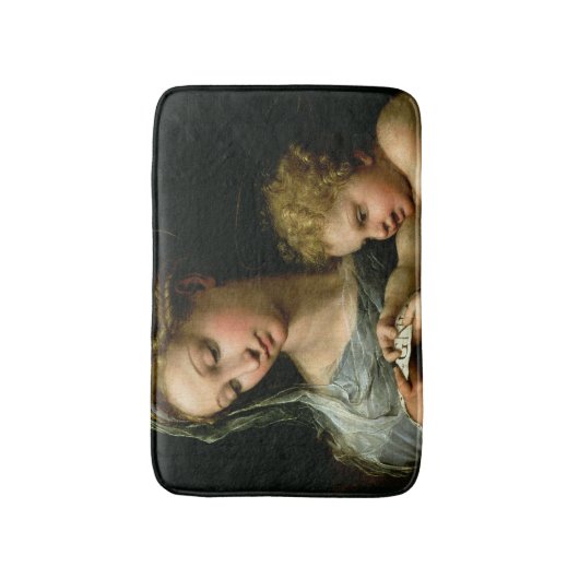 De maagd van het Roos, c.1518 Badmat (Voorkant Verticaal)