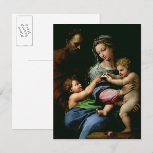 De maagd van het Roos, c.1518 Briefkaart (Voorkant / Achterkant)