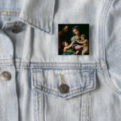 De maagd van het Roos, c.1518 Vierkante Button 5,1 Cm (In situ)