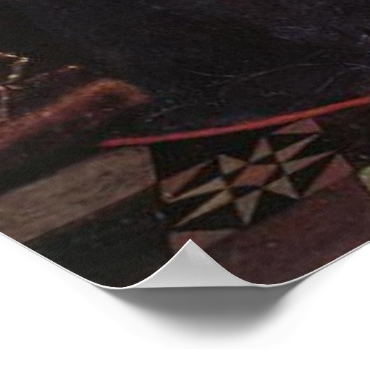 De maagd van kanselier Rolin Poster (Hoek)