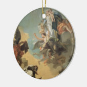 De Maagd van Karmel die de Scapula aan de gal geef Keramisch Ornament (Links)