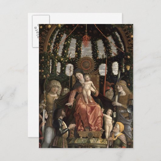 De Maagd van Overwinning of de Madonna en het Kind Briefkaart (Voorkant / Achterkant)