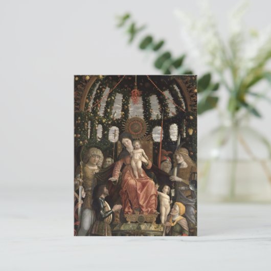 De Maagd van Overwinning of de Madonna en het Kind Briefkaart (Staand voorkant)