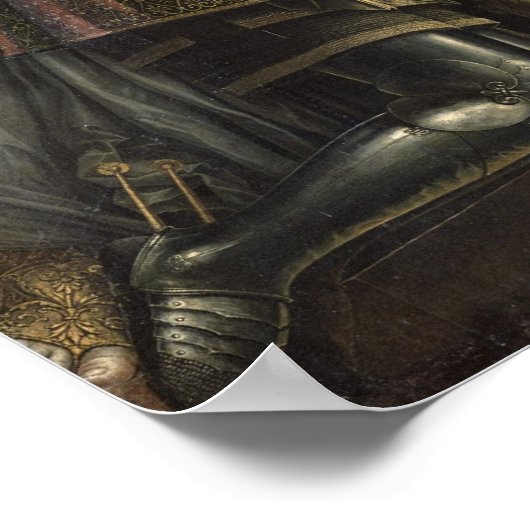 De Maagd van Overwinning of de Madonna en het Kind Poster (Hoek)