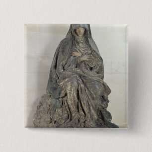 De maagd van Sorrow Vierkante Button 5,1 Cm