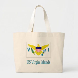 De Maagdelijke Eilanden van de V.S. Grote Tote Bag