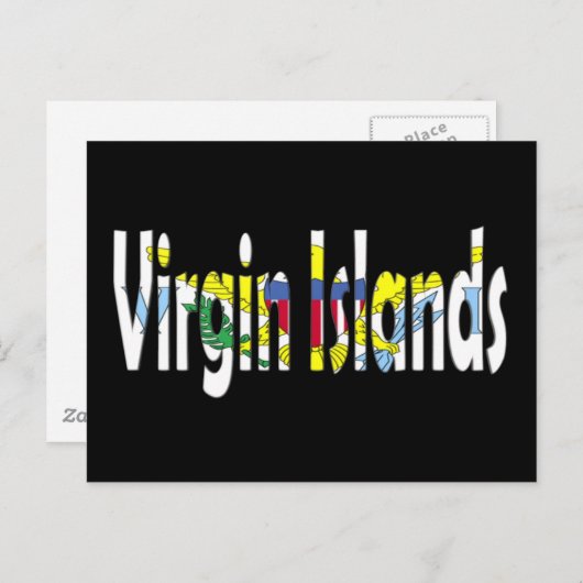 De Maagdeneilanden Briefkaart (Voorkant / Achterkant)