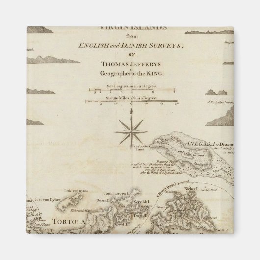 De Maagdeneilanden Magneet (Voorkant)