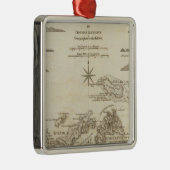 De Maagdeneilanden Metalen Ornament (Rechts)