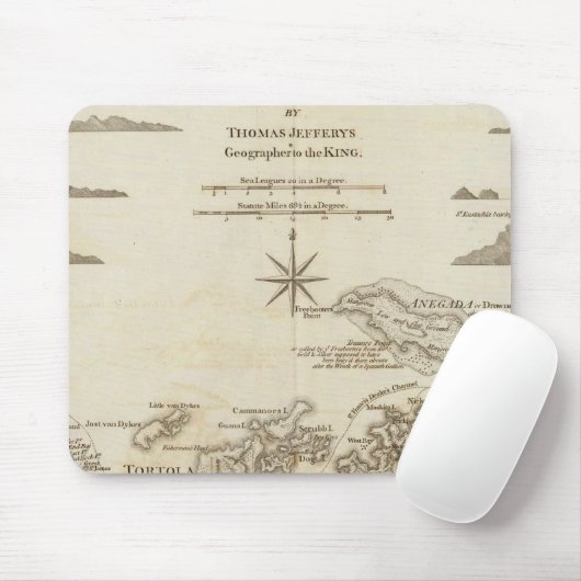 De Maagdeneilanden Muismat (Met muis)