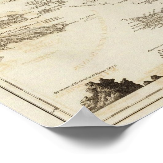 De Maagdeneilanden Poster (Hoek)