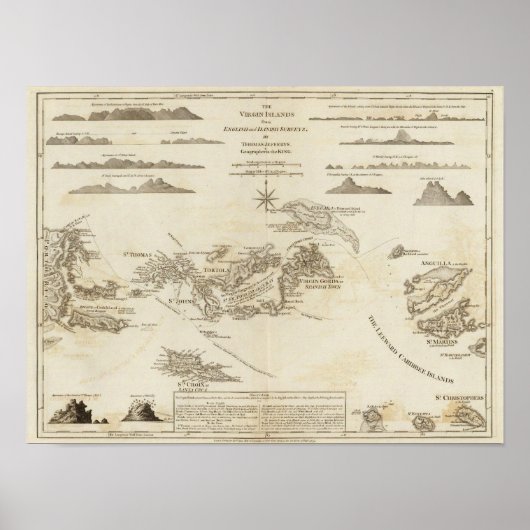 De Maagdeneilanden Poster (Voorkant)