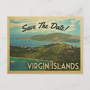De Maagdeneilanden sparen de datum  Briefkaarten