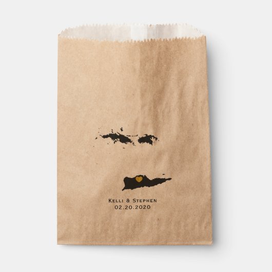 De Maagdeneilanden weddenschappen met voorkeuren,  Bedankzakje (Voorkant)