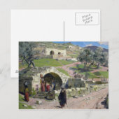 De Maagdenlente in Nazareth, 1882 Briefkaart (Voorkant / Achterkant)