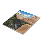 De Maagdenrivier in Zion Canyon Tegeltje (Zijkant)
