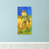 De maaier (naar Millet) door Vincent van Gogh Canvas Afdruk (Insitu (Houten vloer))