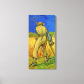 De maaier (naar Millet) door Vincent van Gogh Canvas Afdruk (Voorkant)