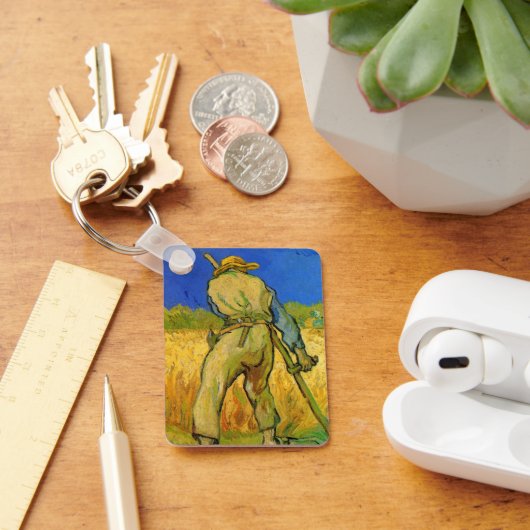 De maaier (naar Millet) door Vincent van Gogh Sleutelhanger (Bureau)