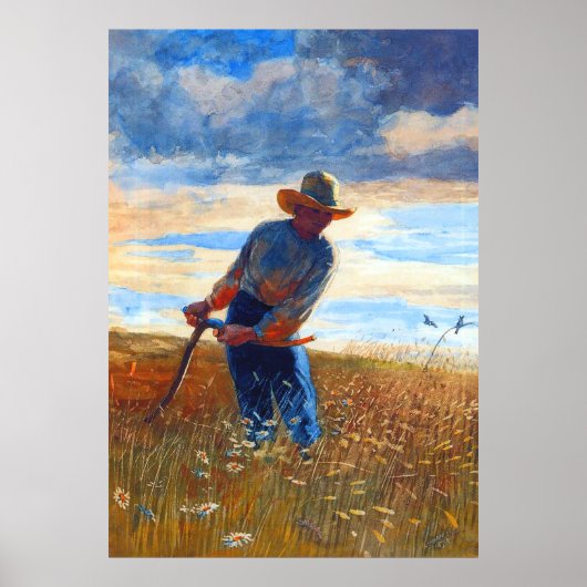 De maaier Winslow Homer 1878 Poster (Voorkant)