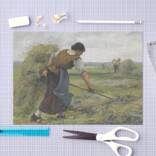 De maaiers van Julien Dupre Tissuepapier (Craft)