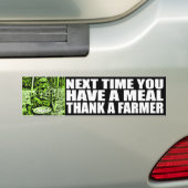 De maaltijd? bumpersticker (Op auto)
