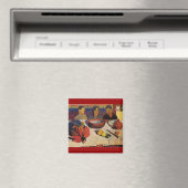 'De maaltijd' - Paul Gauguin Magnet (Insitu (Vaatwasser))