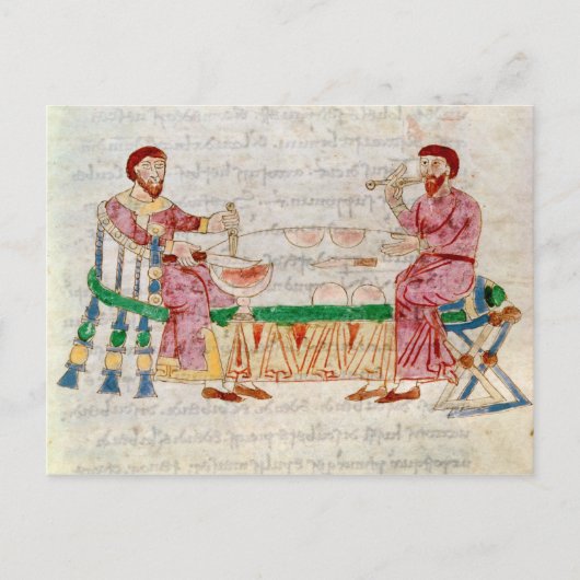 De maaltijden, van de Universo Briefkaart (Voorkant)