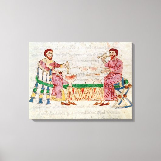 De maaltijden, van de Universo Canvas Afdruk (Voorkant)