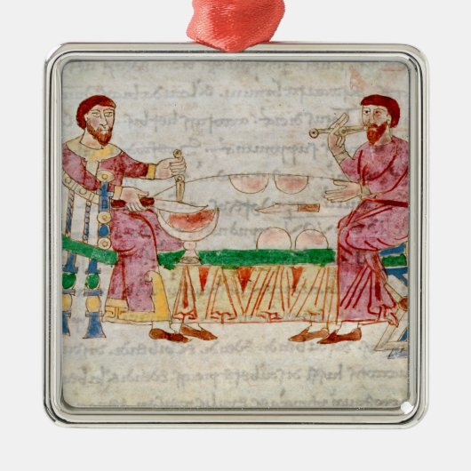 De maaltijden, van de Universo Metalen Ornament (Voorkant)