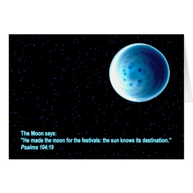 De maan (Voorkant Horizontaal)