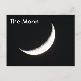De maan # 1 - het Leren Briefkaart