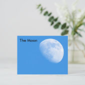 De maan #2 - het Leren Briefkaart (Staand voorkant)