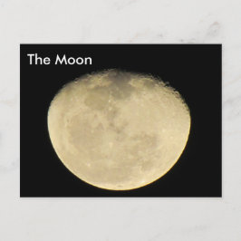 De maan # 3 - het leren Briefkaart