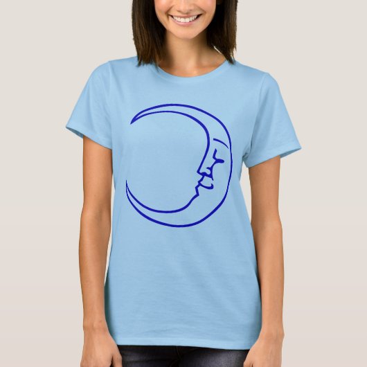 De maan aanbidden t-shirt (Voorkant)