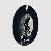 De maan achtervolgen - Mountain Biker Ornament (voorkant)