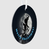 De maan achtervolgen - Mountain Biker Ornament (voorkant)