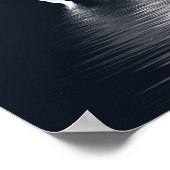 De maan achtervolgen - Mountain Biker Poster (Hoek)