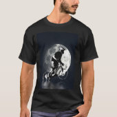 De maan achtervolgen - Mountain Biker T-shirt (Voorkant)