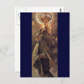 De maan - Art Nouveau Briefkaart (Voorkant / Achterkant)