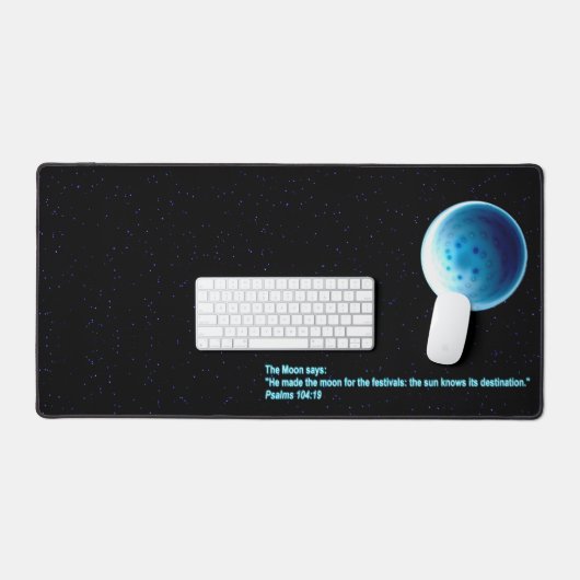 De maan bureaumat (Keyboard & Muis)