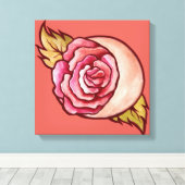 De Maan Canvas Afdruk (Insitu (Houten vloer))