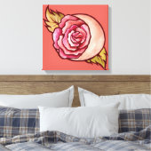 De Maan Canvas Afdruk (Insitu (Slaapkamer))