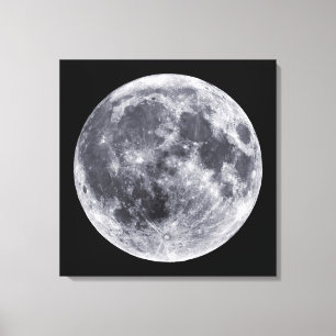 De maan canvas afdruk