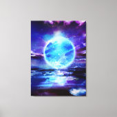 "De maan" Canvas Afdruk (Voorkant)