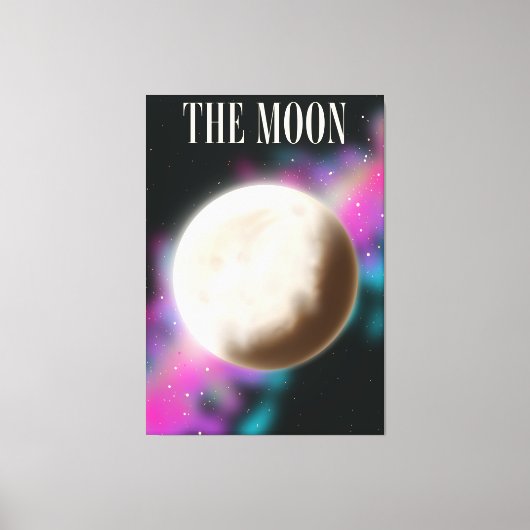 De Maan Canvas Afdruk (Voorkant)
