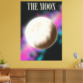 De Maan Canvas Afdruk (Insitu (Woonkamer))