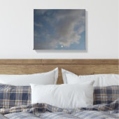 De maan canvas afdruk (Insitu (Slaapkamer))