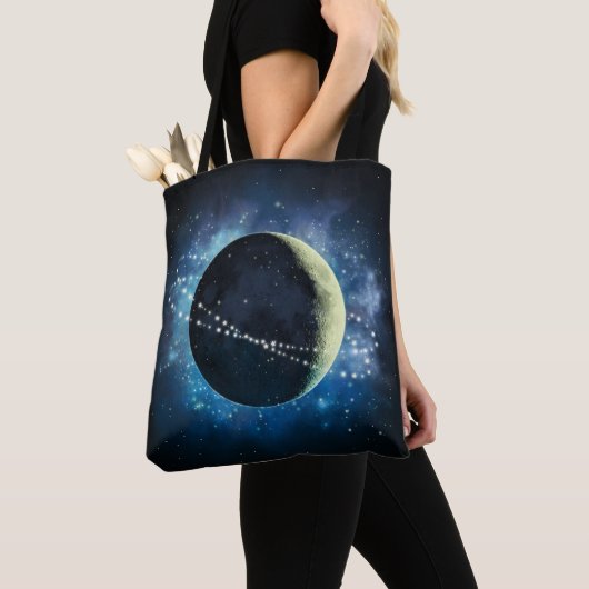 De maan - Canvas tas (Dichtbij)